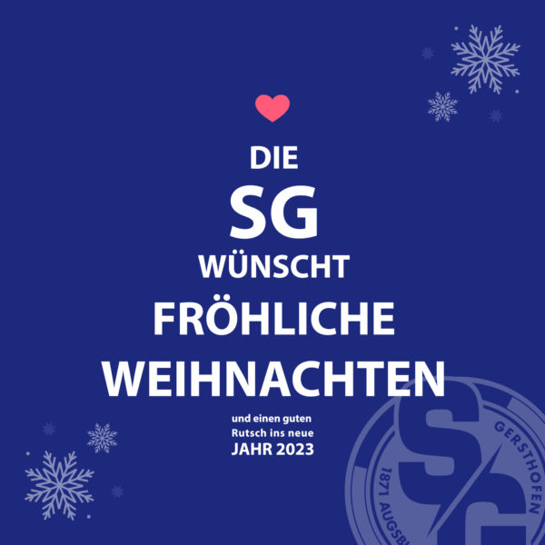 Frohe Weihnachten und einen guten Rutsch ins neue Jahr